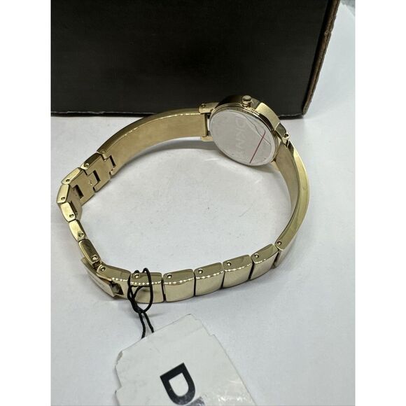 DKNY Soho NY2358 Women Gold Tone Stainless Steel Analog Dial Quartz Watch JNA195 main image 9